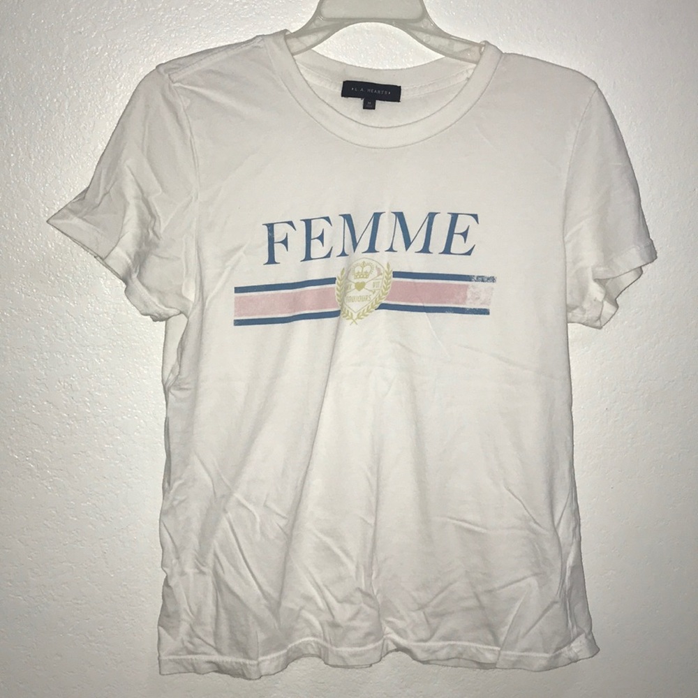 La hearts t shirt